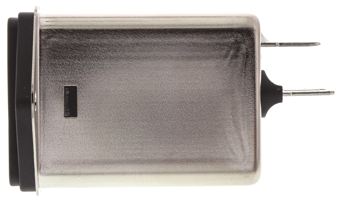Schaffner 2A, 250 V ac Male Panel Mount IEC Filter FN261-2-06, Faston 1 Fuse