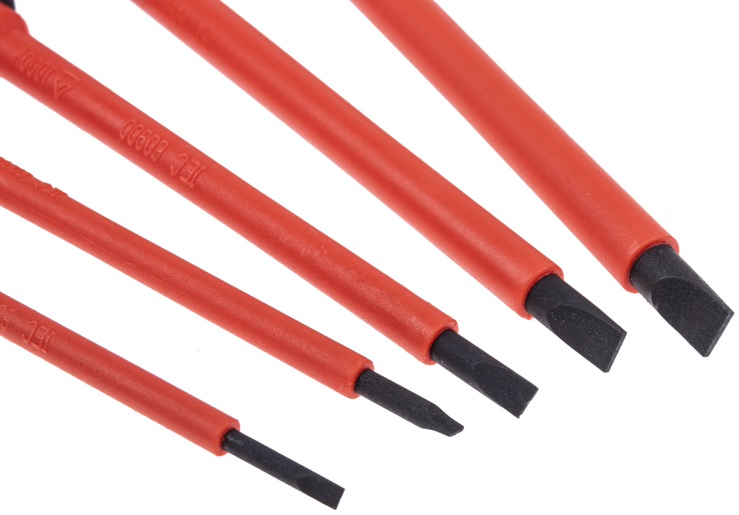 RS PRO Phillips; Pozidriv; Slotted Insulated Screwdriver Set, 10-Piece