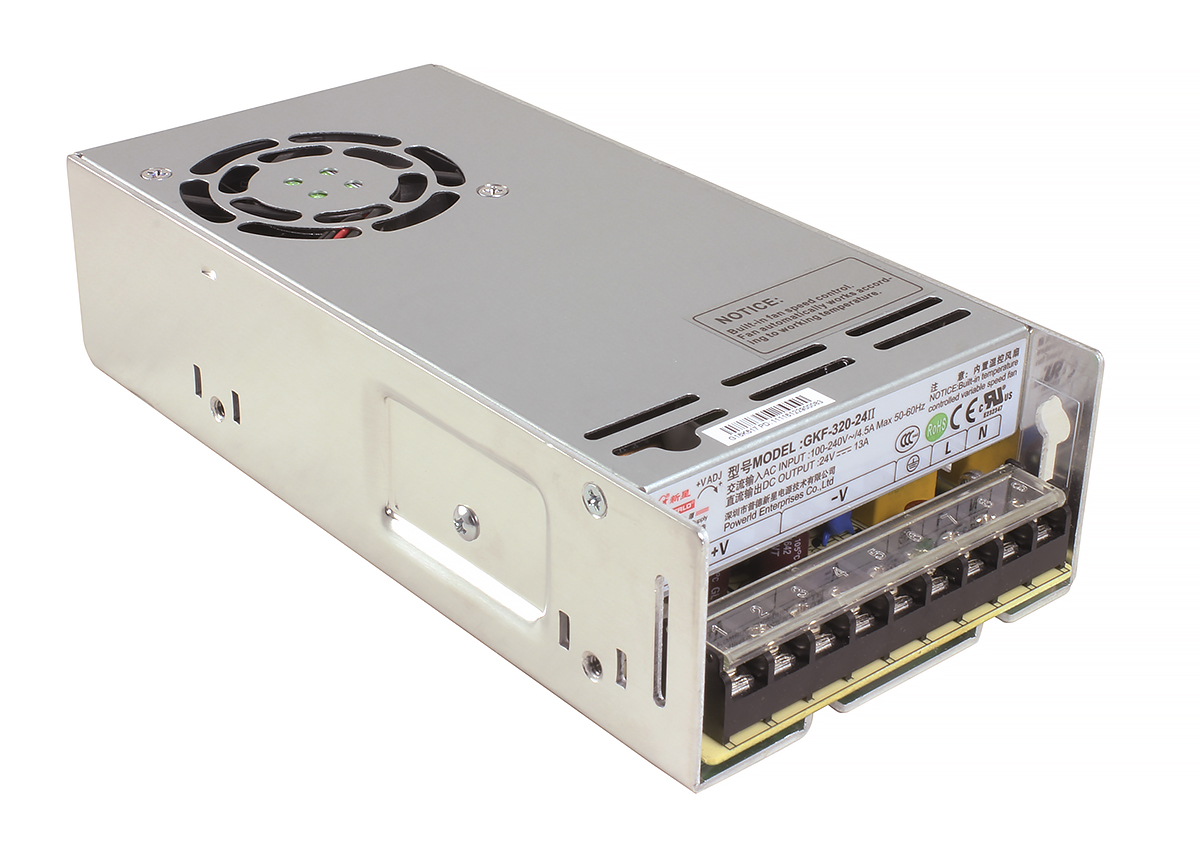 RS PRO Switching Power Supply, 24V dc, 8.4A, 200W, 1 Output, 120 → 370 V dc, 85 → 264 V ac Input Voltage