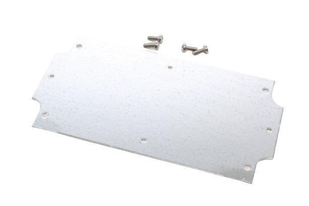 Hammond Steel Mounting Plate, 90mm W, 160mm L for Use with 1554 &amp; 1555 J, J2 &amp; K2 Enclosures, K