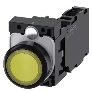 Siemens SIRIUS ACT 3SU11 Series Illuminated Push Button, 22mm Cutout, SPDT