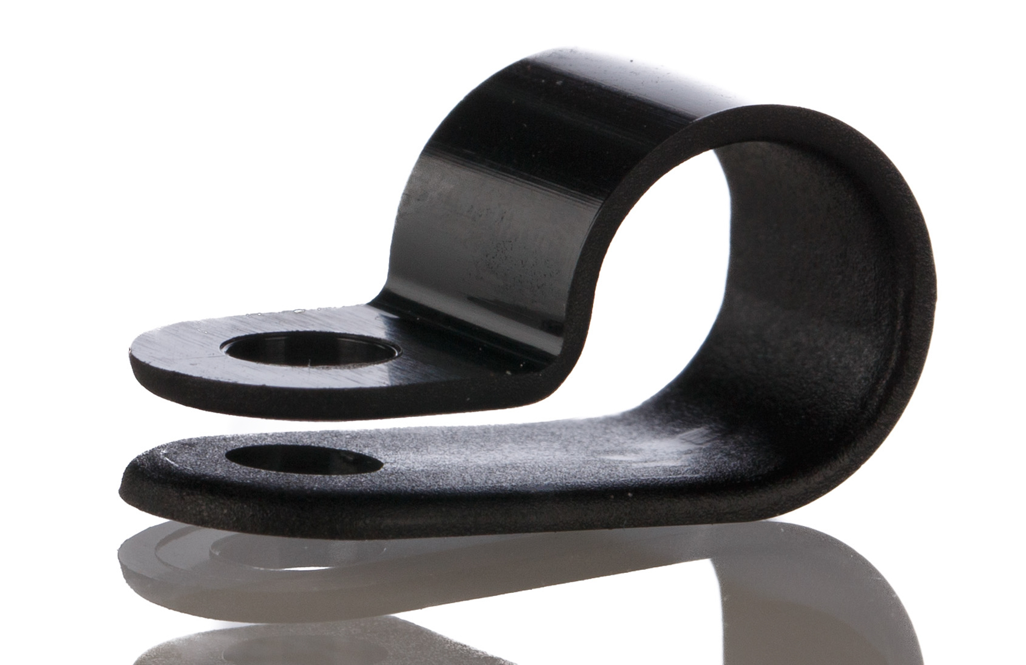 HellermannTyton 8mm Black, Polyamide P Clip