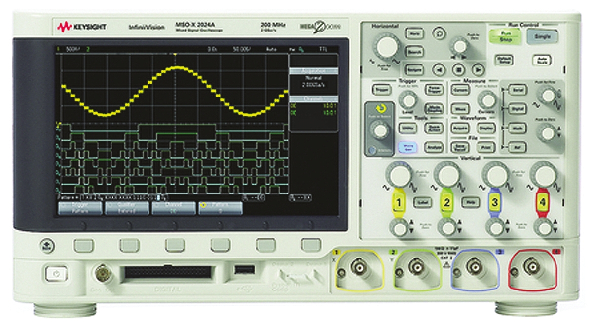 Keysight Technologies DSOX2014A InfiniiVision 2000 X Series, 100MHz Bench Oscilloscope, 4 Analogue Channels