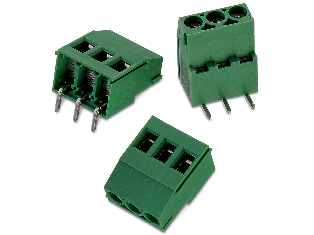Wurth Elektronik 2157 Series PCB Terminal Block, 2-Contact, 5mm Pitch, Through Hole Mount, 1-Row, Solder Termination