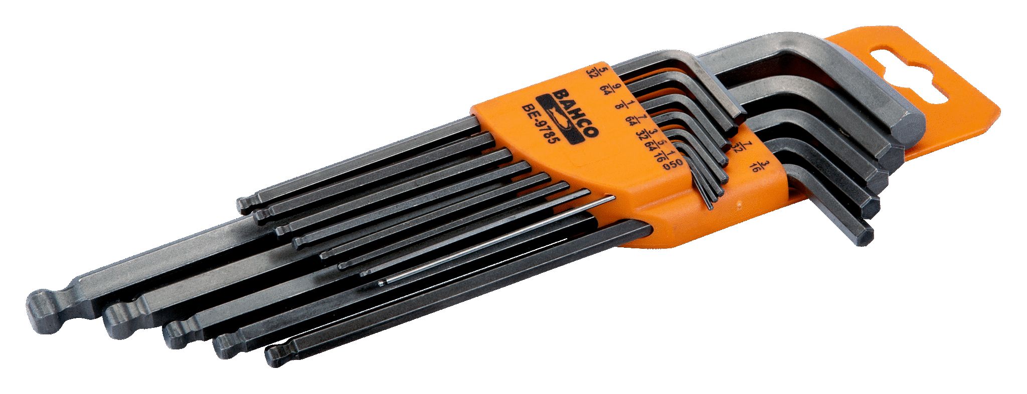 Bahco 13 piece L Shape Imperial Hex Key Set, 0.05 in, 1/4 in, 1/8 in, 1/16 in, 3/8 in, 3/16 in, 3/32 in, 5/16 in, 5/32