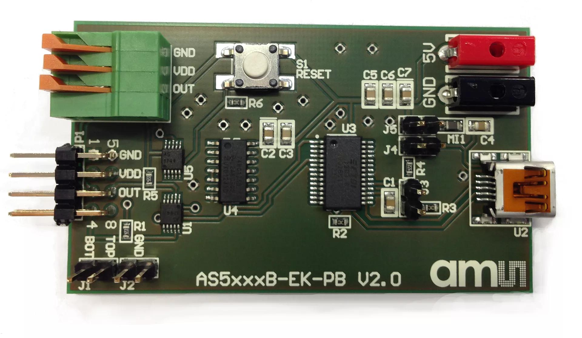 ams OSRAM AS5XXX-EK-UCB Position Sensor Adapter Board for AS5XXX AS5XXX