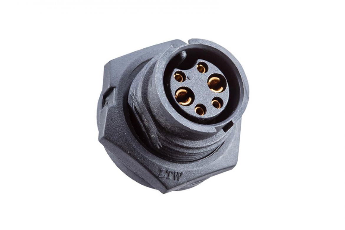 Amphenol Industrial Industrial Circular Connector, 3 Contacts, Threaded, Standard Connector, Socket, Female, IP67, Ceres