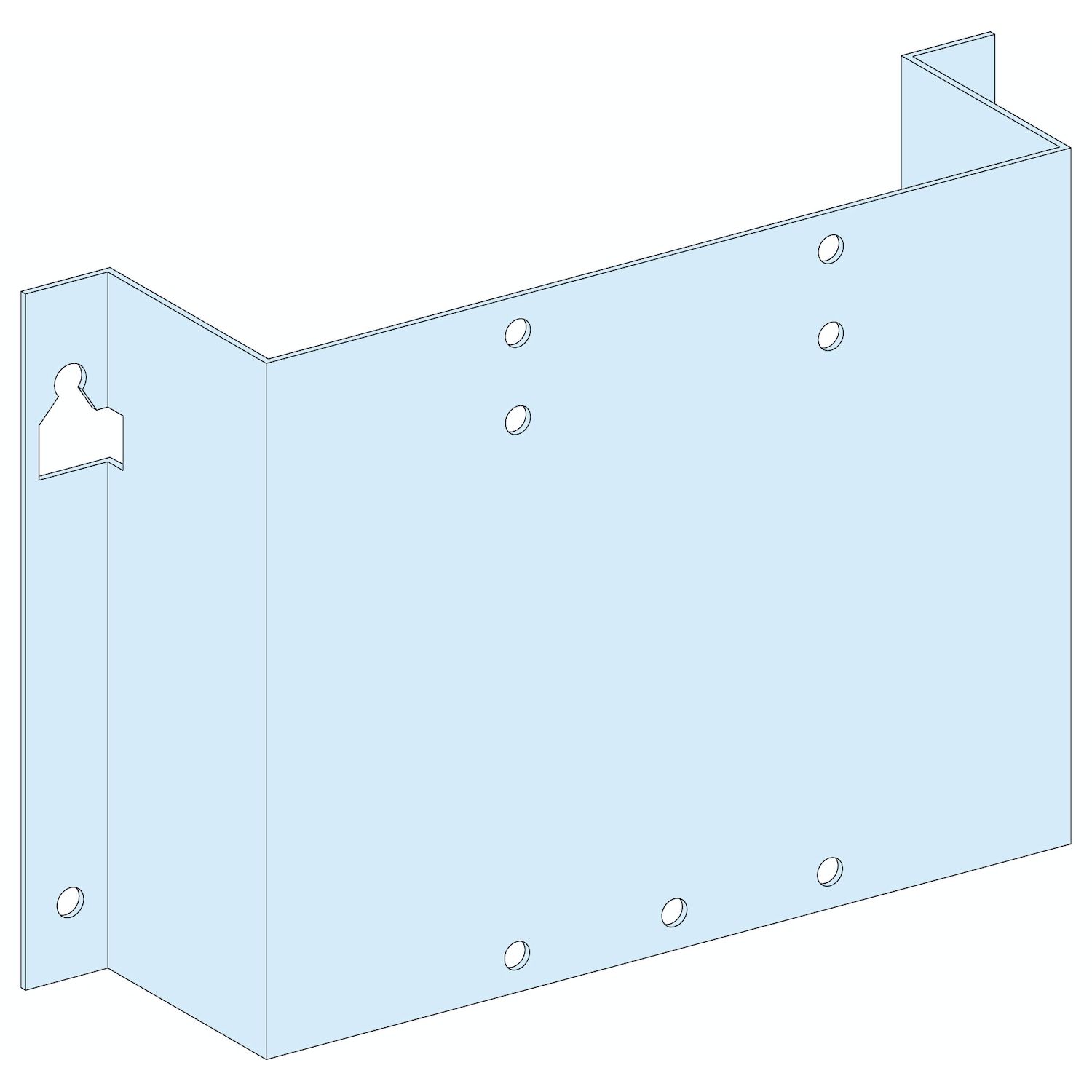 Schneider Electric PrismaSeT G Series Sheet Steel Mounting Plate for Use with PrismaSeT G enclosure, PrismaSeT P
