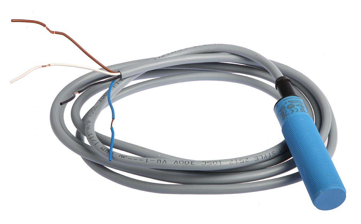 SICK Capacitive Threaded Barrel Proximity Sensor, M18, 8 mm Detection, PNP NO+NC, 10 → 36 V dc