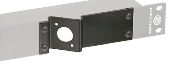 Neutrik Panel Frame Plate, OpticalCON for use with OpticalCON 19 in Z-Panel Frame