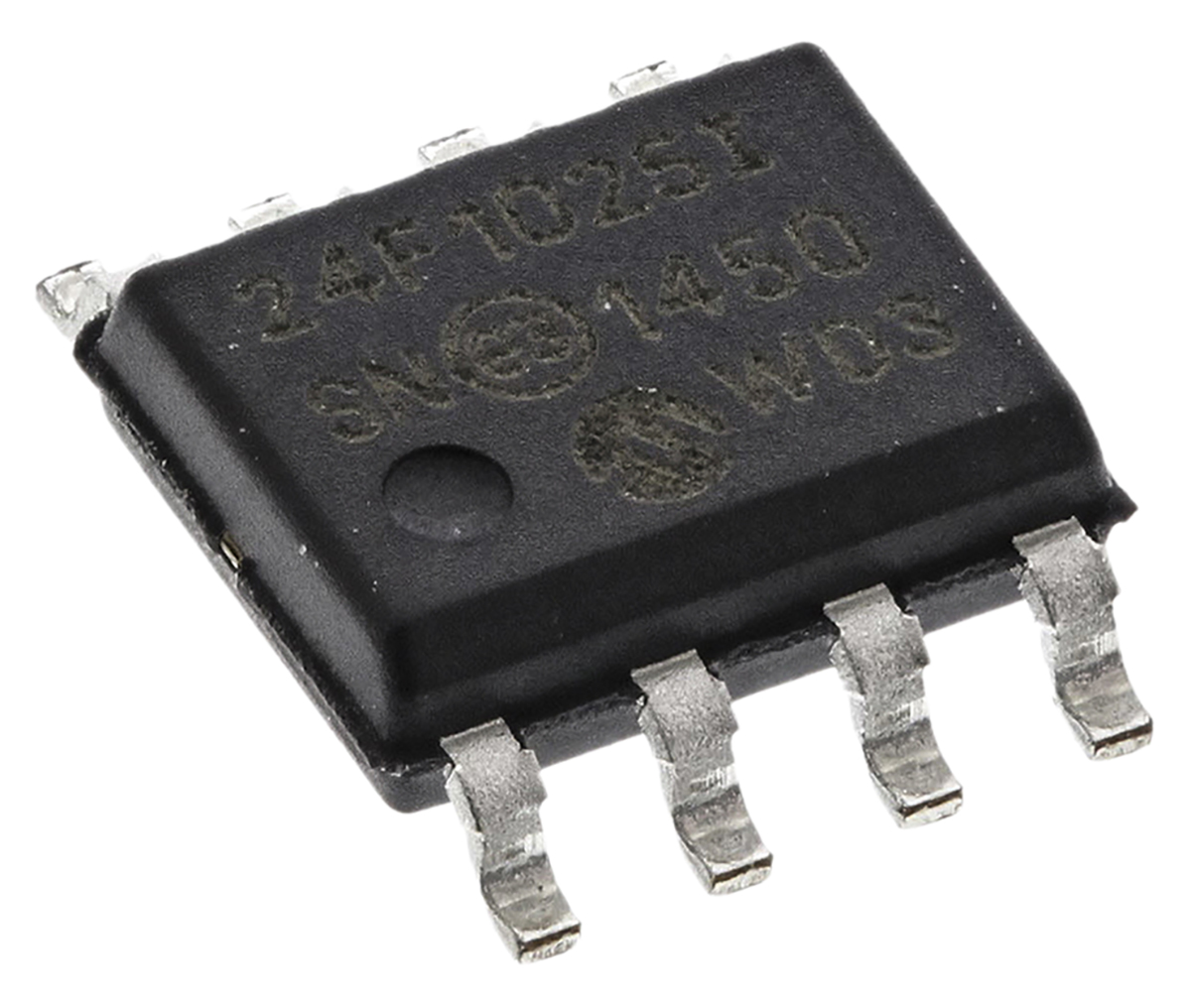 Microchip 24FC1025-I/SN,  1 MB Serial EEPROM,  900 ns 8-Pin SOIC Serial-2 Wire