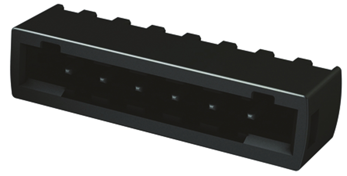 HARTING Har-Flexicon Series Straight Panel PCB Header, 3 Contact(s), 2.54 mm Pitch, 1 Row, Shrouded