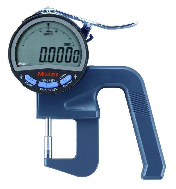 Mitutoyo 547 Thickness Gauge, 0mm - 10mm, ±20 μm Accuracy, 0.001 mm Resolution, LCD Display