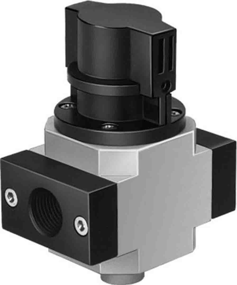 Festo 3/2 Bistable Pneumatic Manual Control Valve HE Series, 3/8, 162813