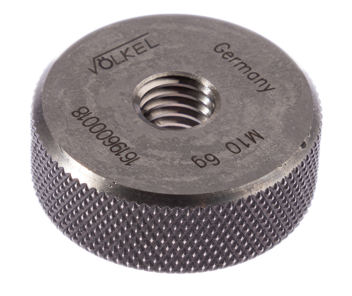 Volkel M10 x 1.5 Ring Thread Gauge Ring Gauge, 1.5mm Pitch Diameter