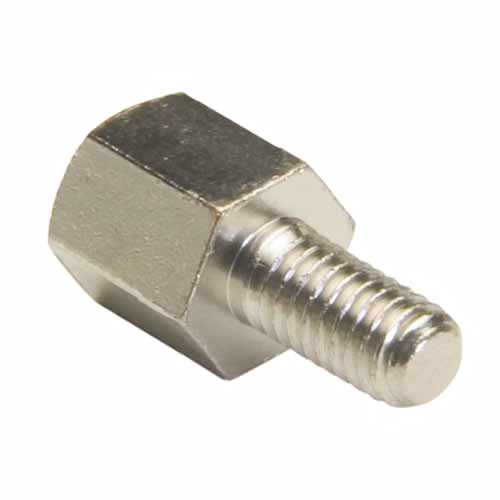 HARWIN Threaded Standoff, M3 x 0.5 Thread, 6mm Body, Brass, Male/Female, 6mm Stud