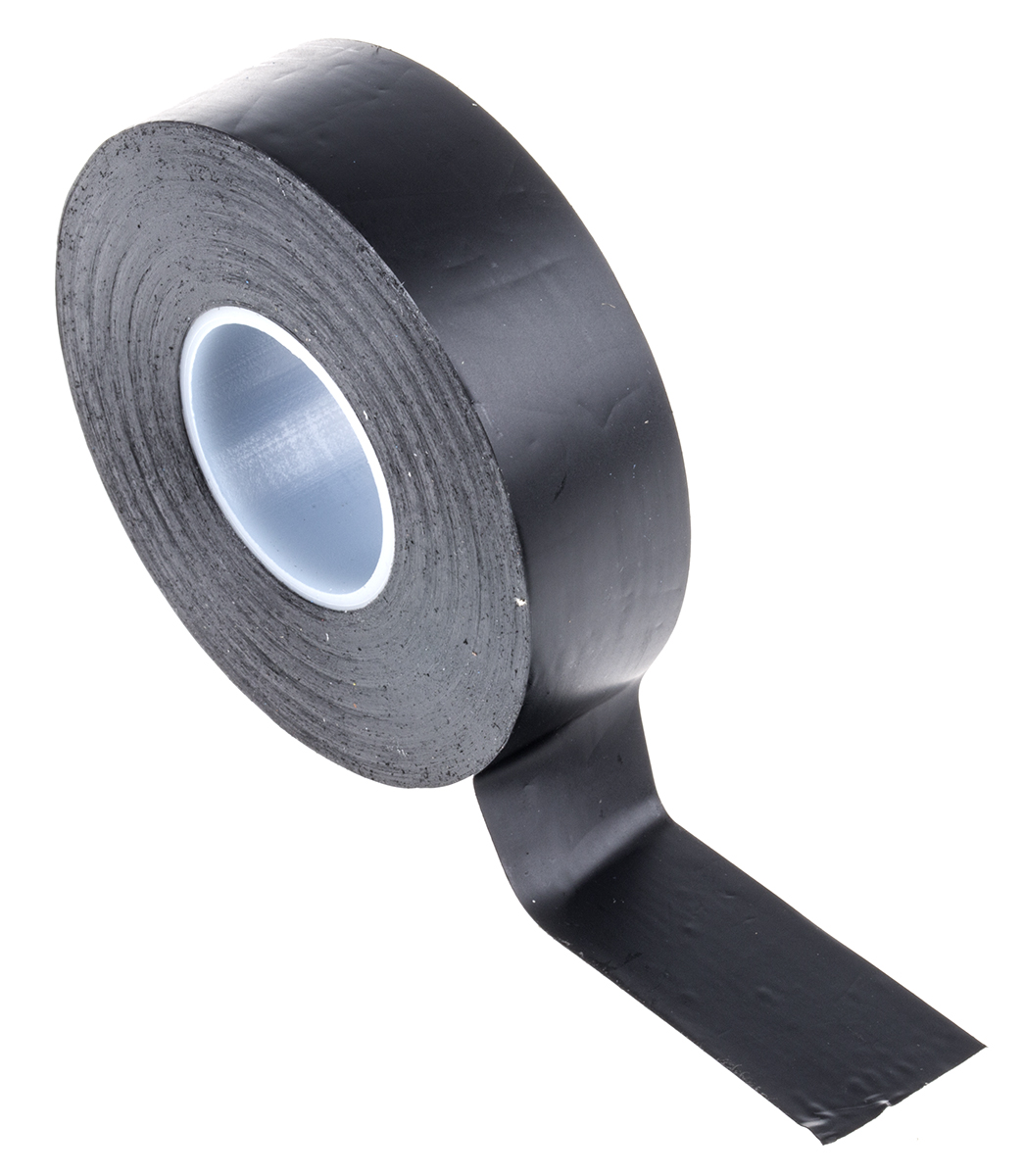 Advance Tapes AT7 Black PVC Electrical Tape, 19mm x 20m