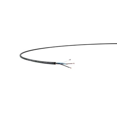 Lapp UNITRONIC Sensor LifY 11Y Control Cable, 5 Cores, 0.25 mm² CSA 23 AWG, Unscreened, 50 m, Black Polyvinyl Chloride