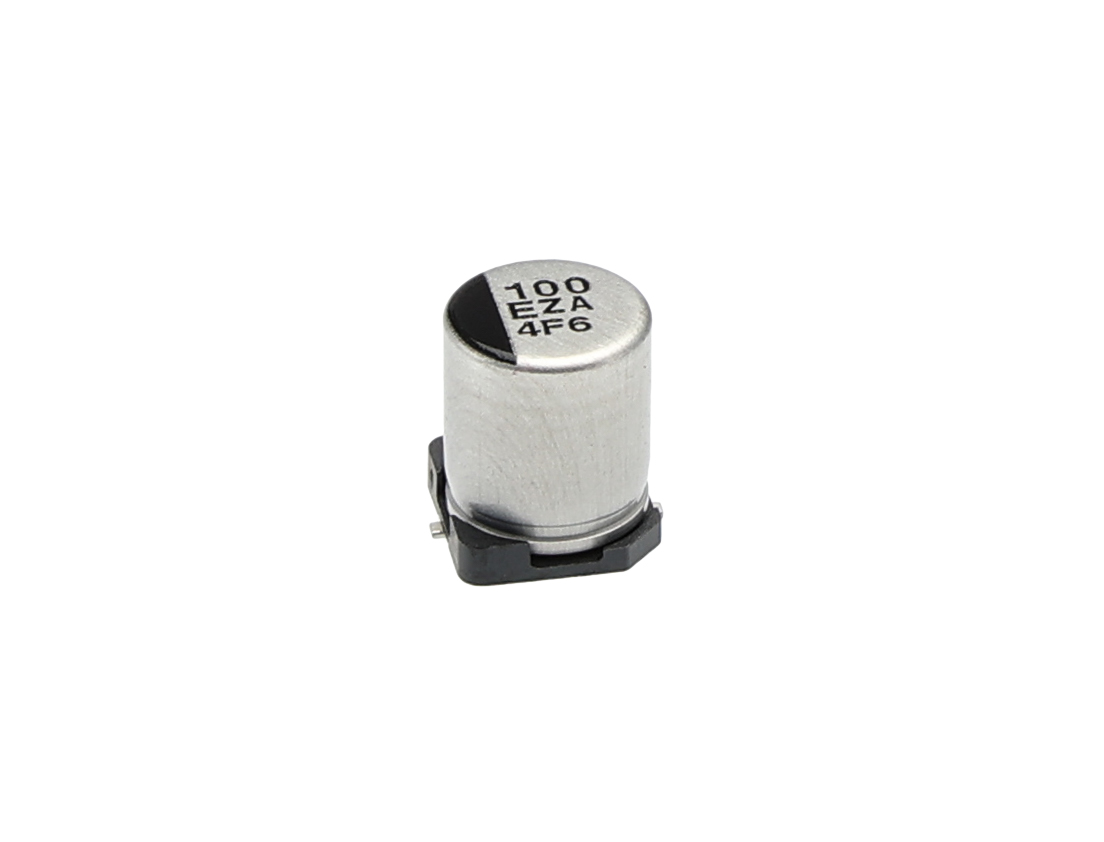 Panasonic 100μF Surface Mount Polymer Capacitor, 25V dc