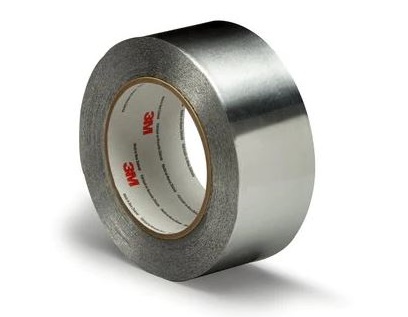 3M 425 Non-Conductive Aluminium Tape, 25mm x 10m