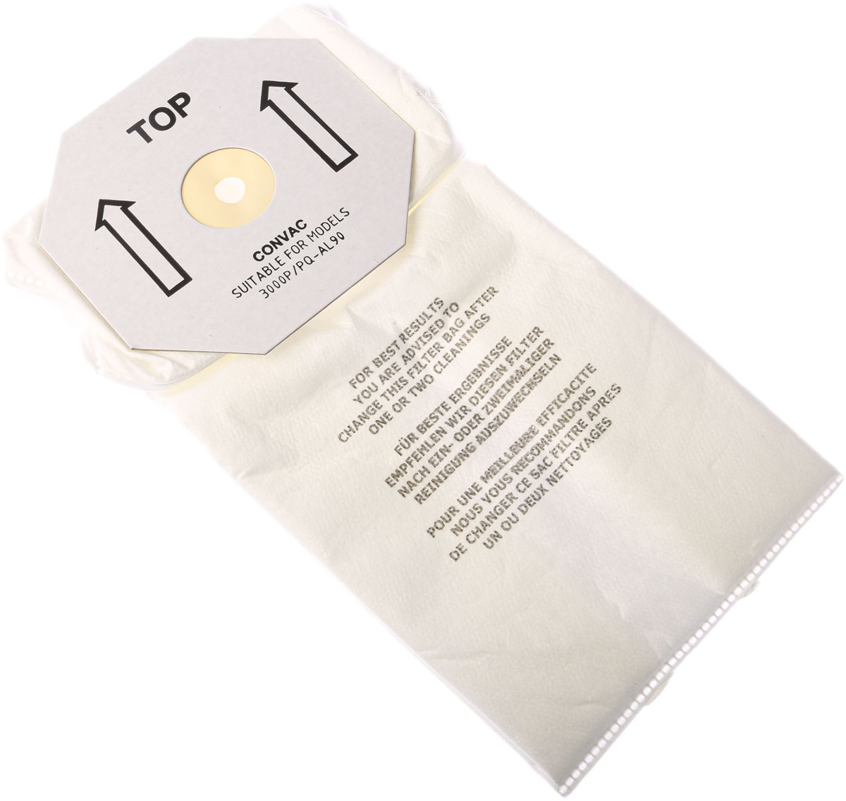 Convac Vacuum Bag, For Use With 157-6946 Vacuum Cleaner, 685-471 Vacuum Cleaner