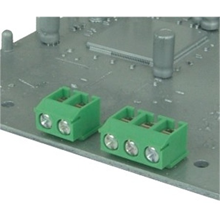 Amphenol Industrial T30304530000G Series PCB Terminal Block, 3-Contact, 5mm Pitch, PCB Mount, 1-Row, Through Hole