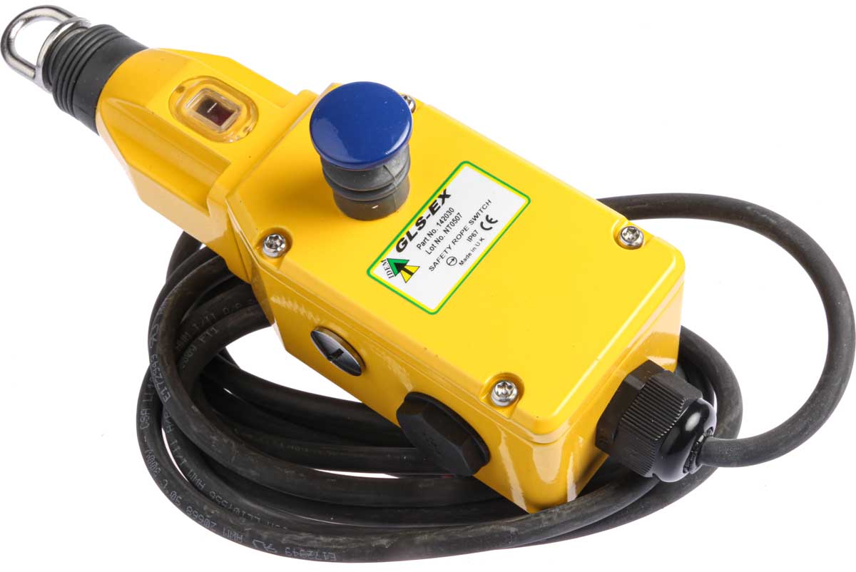 IDEM GLS-Ex Rope Pull Switch, 80m, 2NO/2NC, Straight