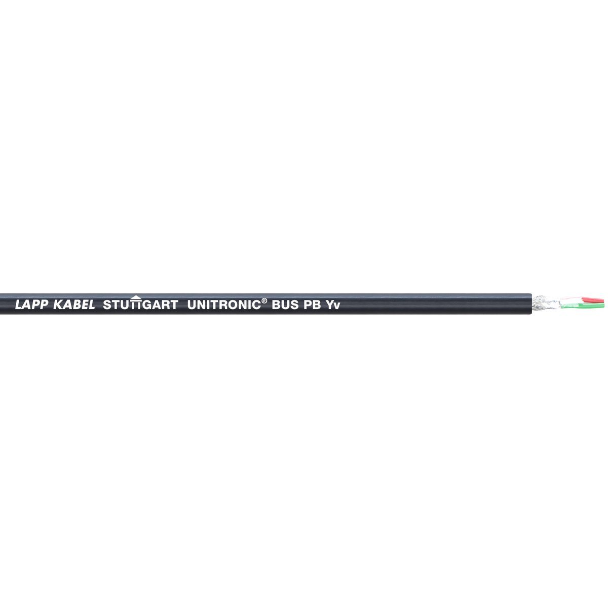 Lapp UNITRONIC BUS Series Bus Cable, 2 Cores, Screened, Aluminium Foil, Tinned Copper Braid Shield, PROFIBUS Cable