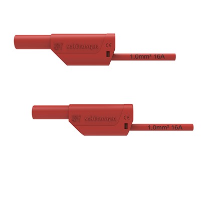 Schutzinger Test lead, 16A, 1kV, Red, 200cm Lead Length