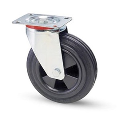 RS PRO Swivel Castor Wheel, 205kg Capacity, 200mm Wheel