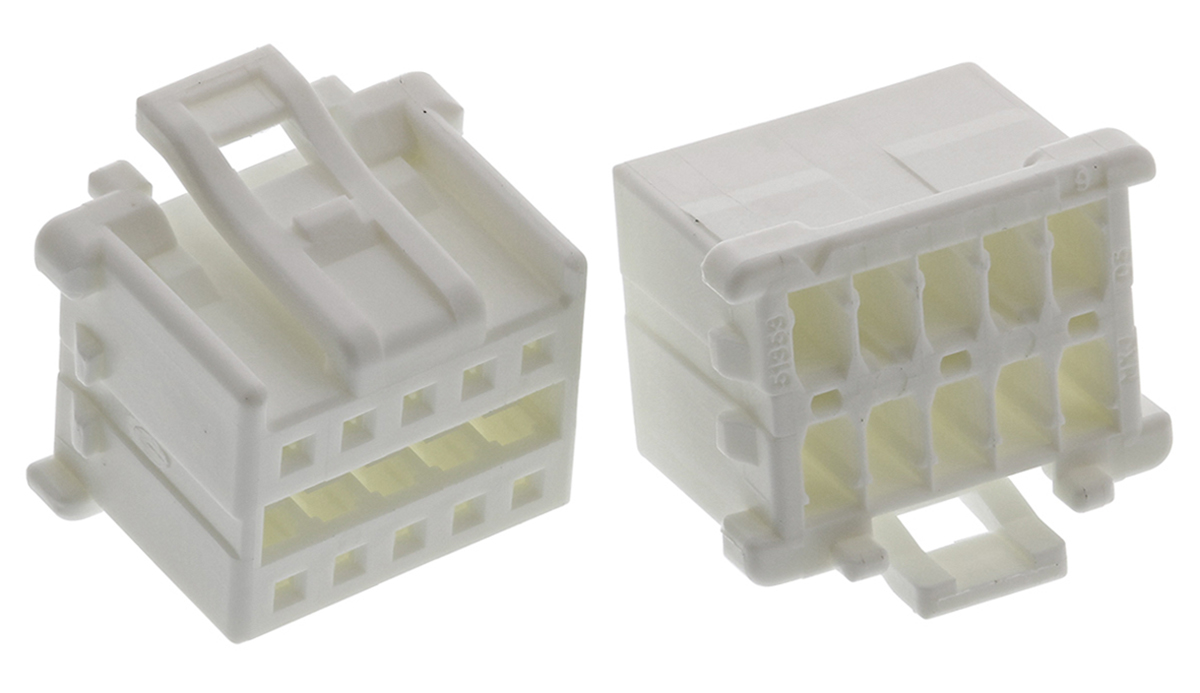 Molex, MicroClasp Female Connector Housing, 2mm Pitch, 10 Way, 2 Row