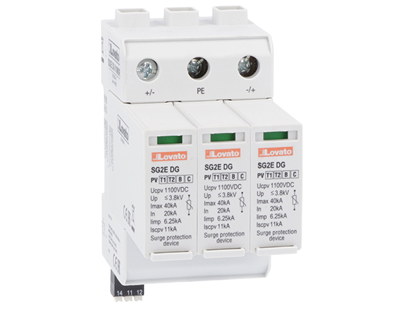 Lovato Single Phase Surge Protector, 40kA, DIN Rail Mount