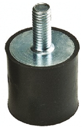 FIBET M8 Anti Vibration Mount, Male Buffer Foot with 63kg Compression Load