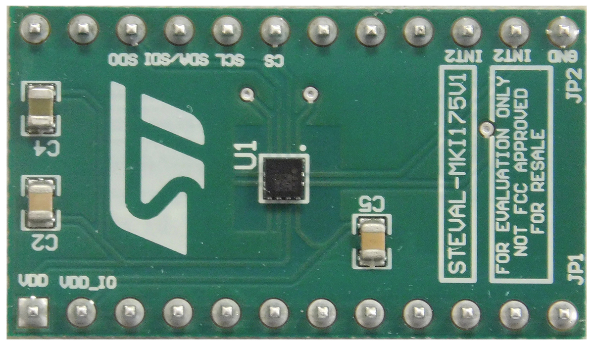 STMicroelectronics STEVAL-MKI175V1 Adapter Board for use with DIP24 Socket