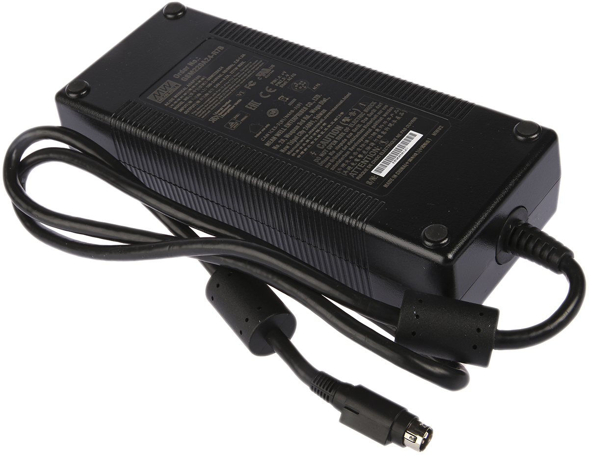 MEAN WELL 221W Power Brick AC/DC Adapter 48V dc Output, 0 → 4.6A Output