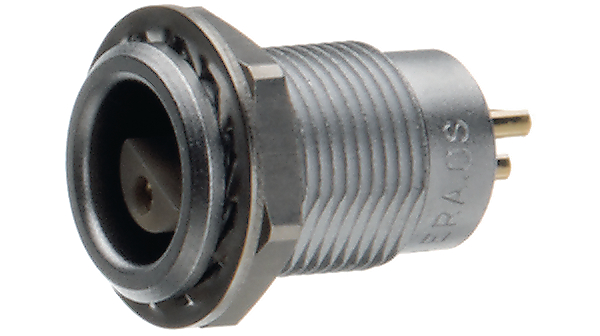 Lemo, 2 Contacts, Panel, Socket, Female, IP50, S Series
