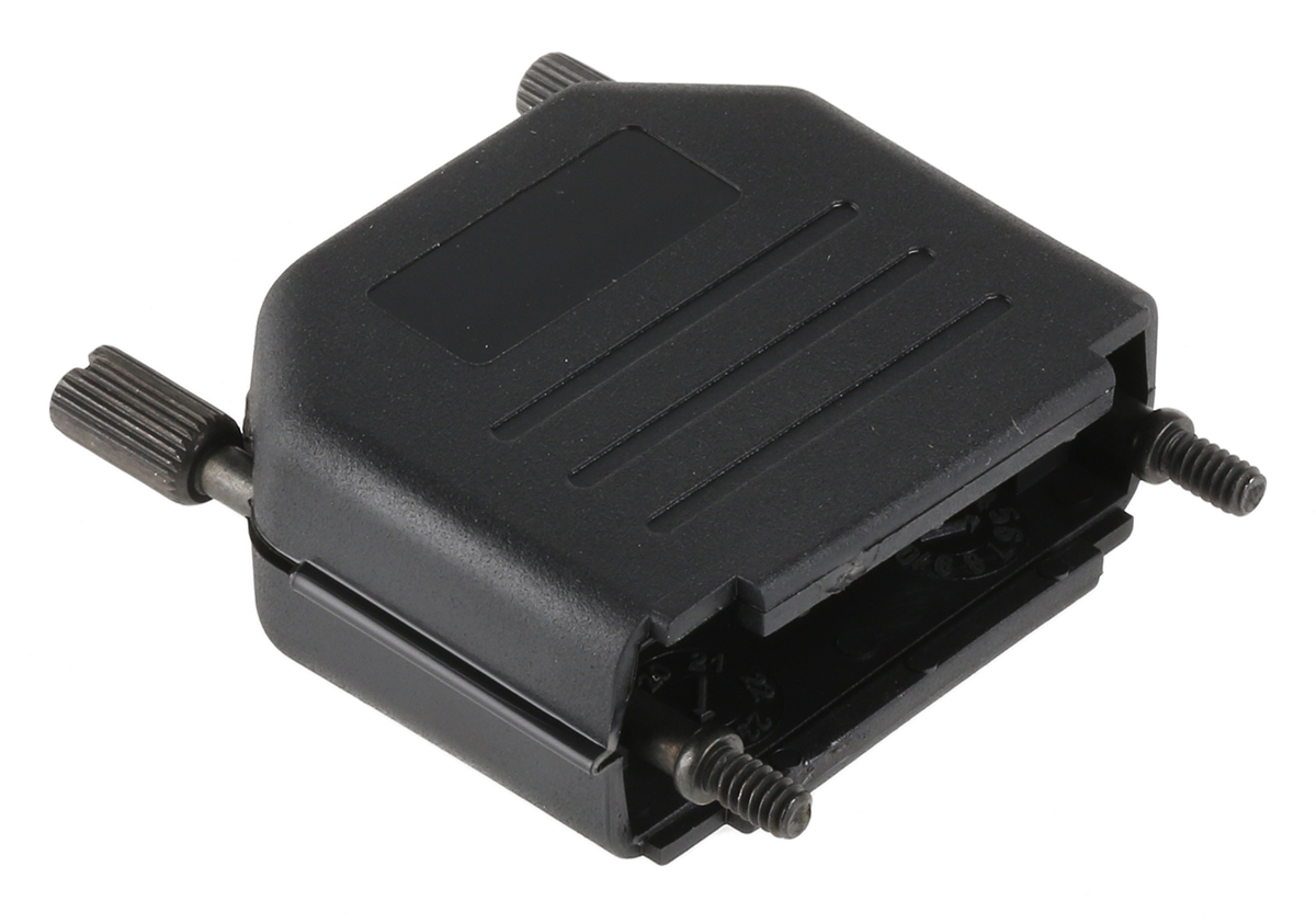 MH Connectors MHDPPK-SLIM Series Polyamide D Sub Backshell, 15 Way, Strain Relief