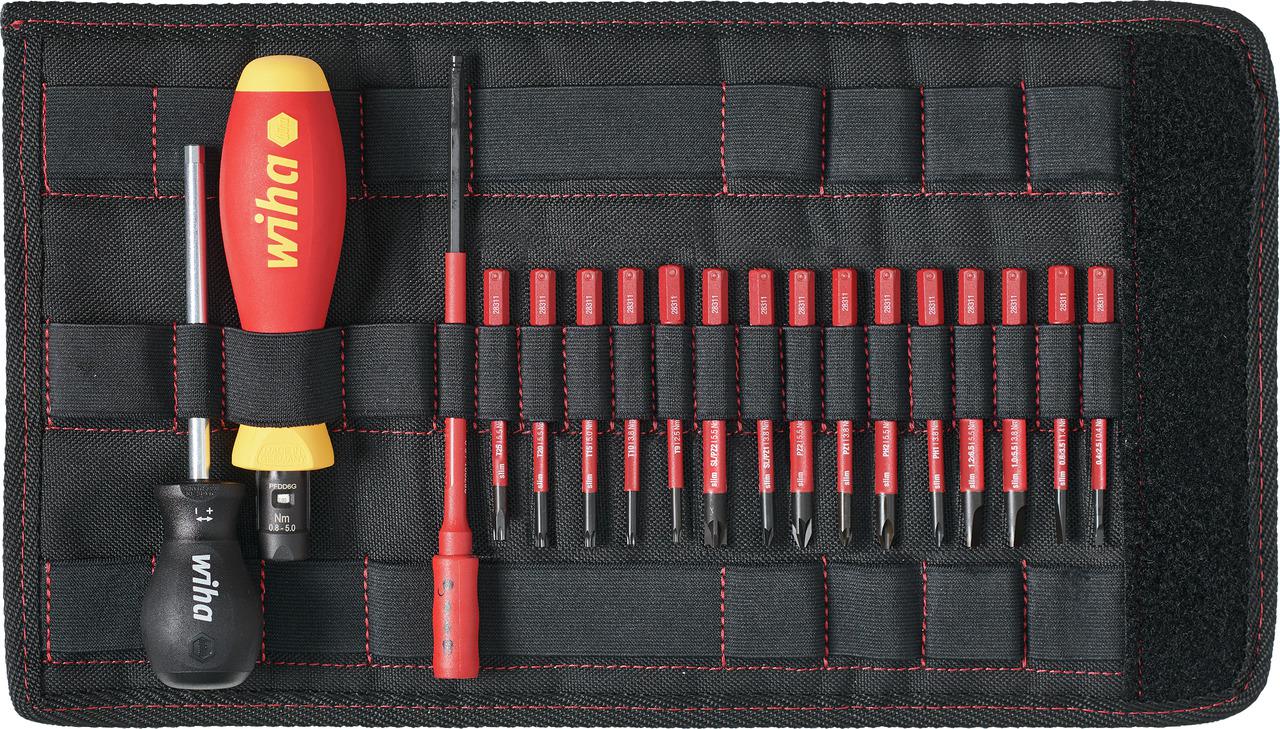 Wiha Adjustable Hex Screwdriver Set, 0.8 → 5Nm