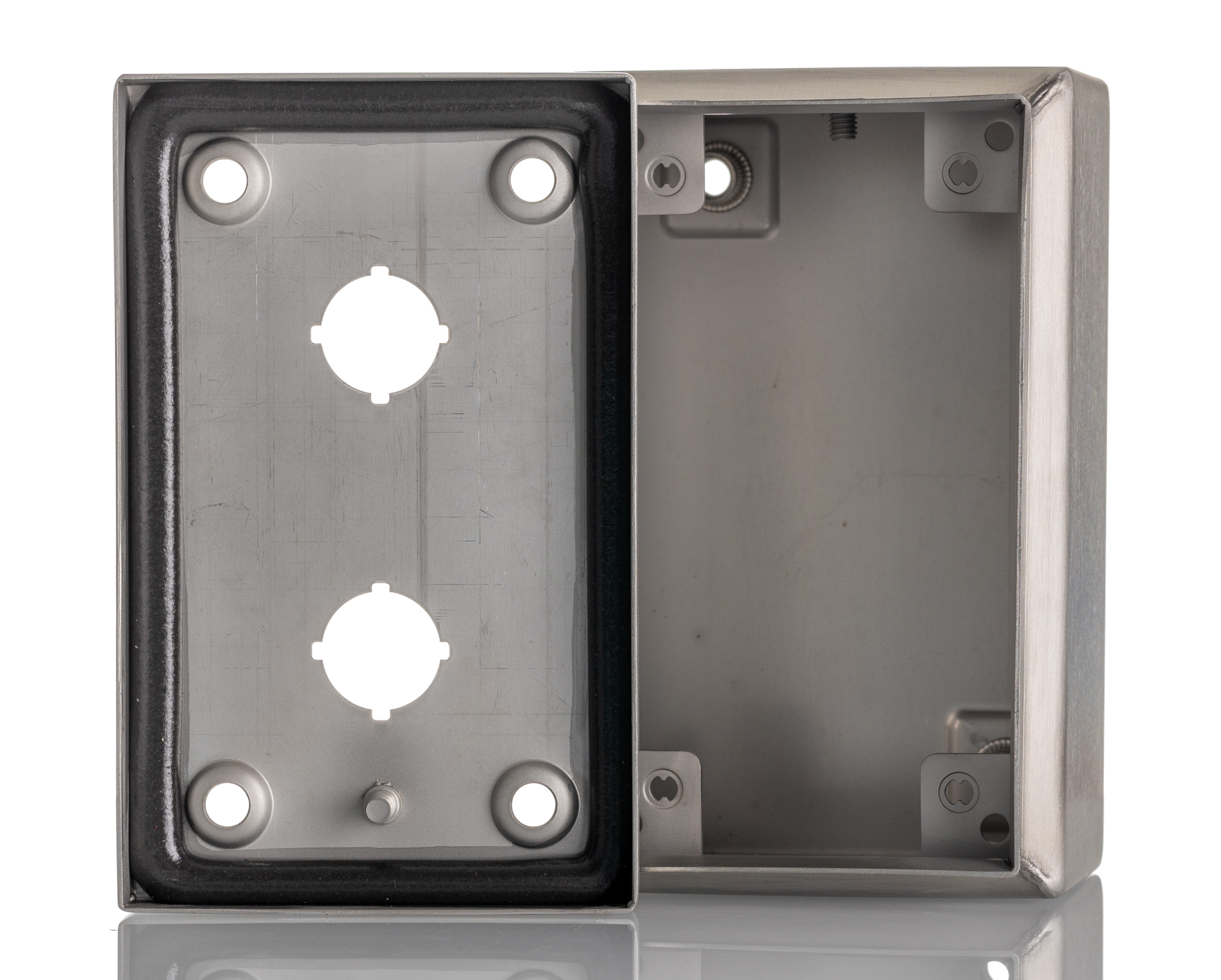 Rittal SM Series 304 Stainless Steel Wall Box, IP66, 100 mm x 160 mm x 90mm