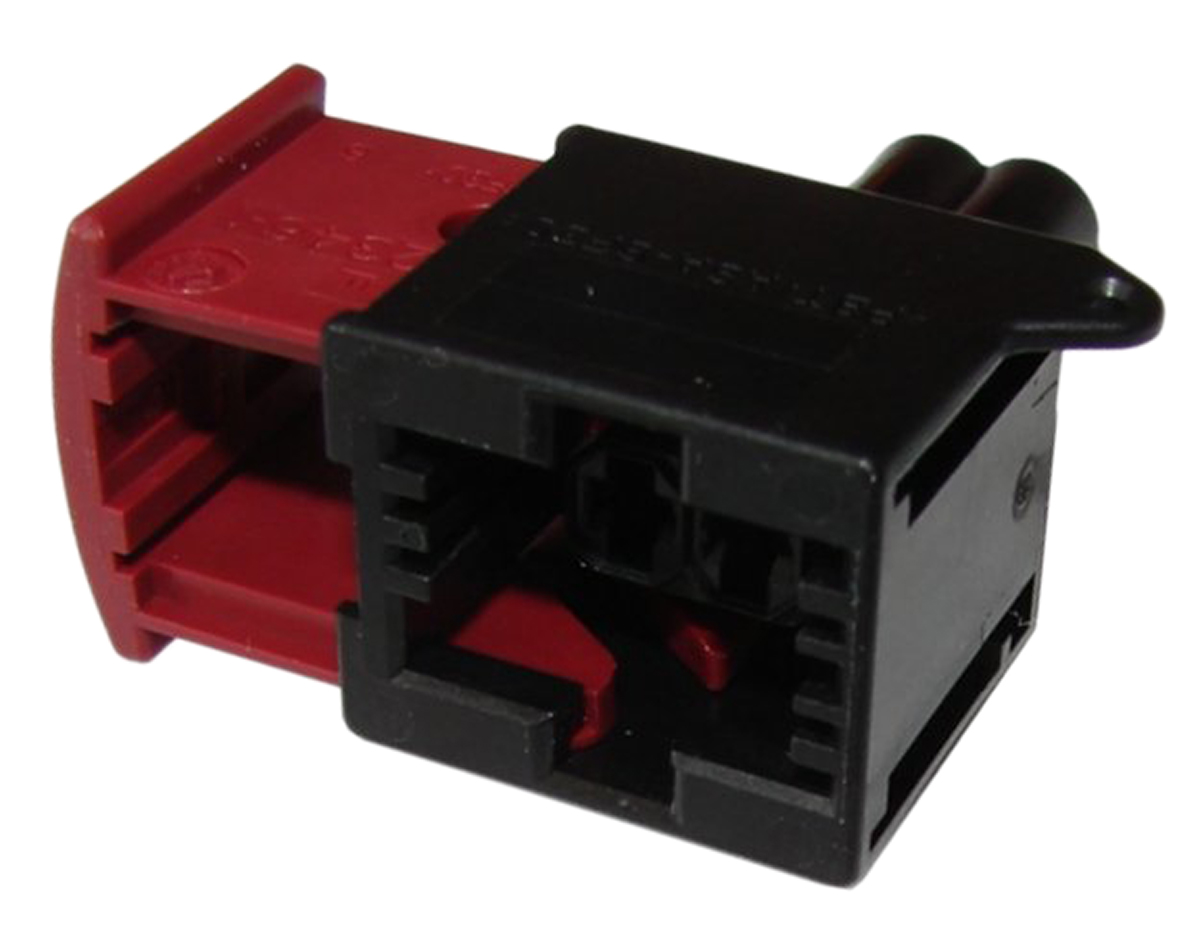 TE Connectivity, Junior Power Timer Automotive Connector Socket Black Plug-In 2 Way 1-967239-1
