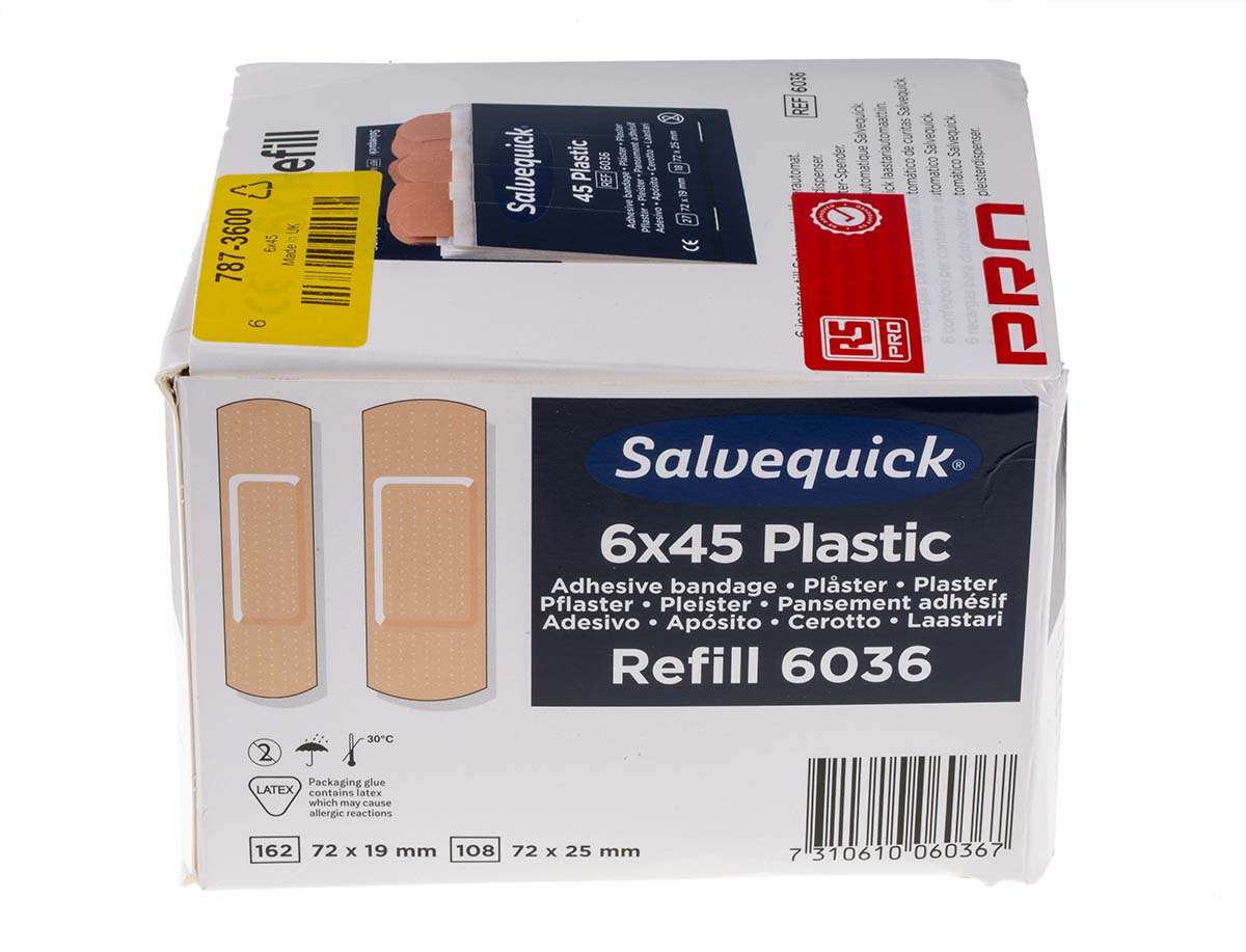 Cederroth Plastic First Aid Bandages Plaster (Complete Refill Set), 6 x 45 Per Package