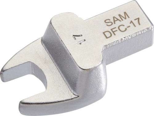 SAM DFC Series Spanner Head, 25 mm, 14 x 18mm Insert, Chrome Finish
