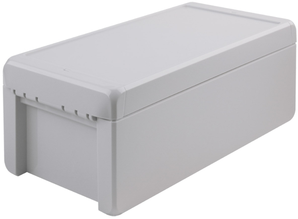 Bopla Bocube Series Light Grey ABS Enclosure, IP66, IP68, Light Grey Lid, 231 x 125 x 90mm