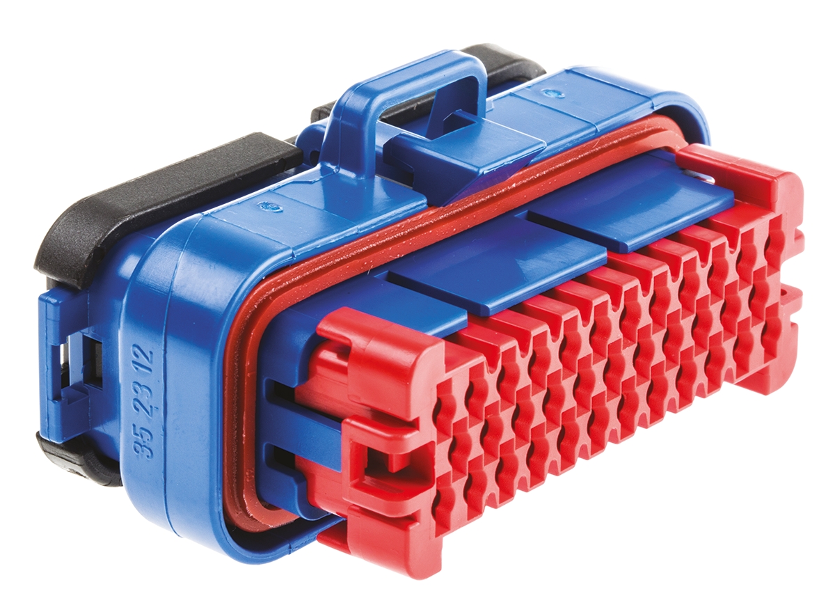 TE Connectivity, AMPSEAL Automotive Connector Plug Blue Cable Mount 35 Way 776164-5
