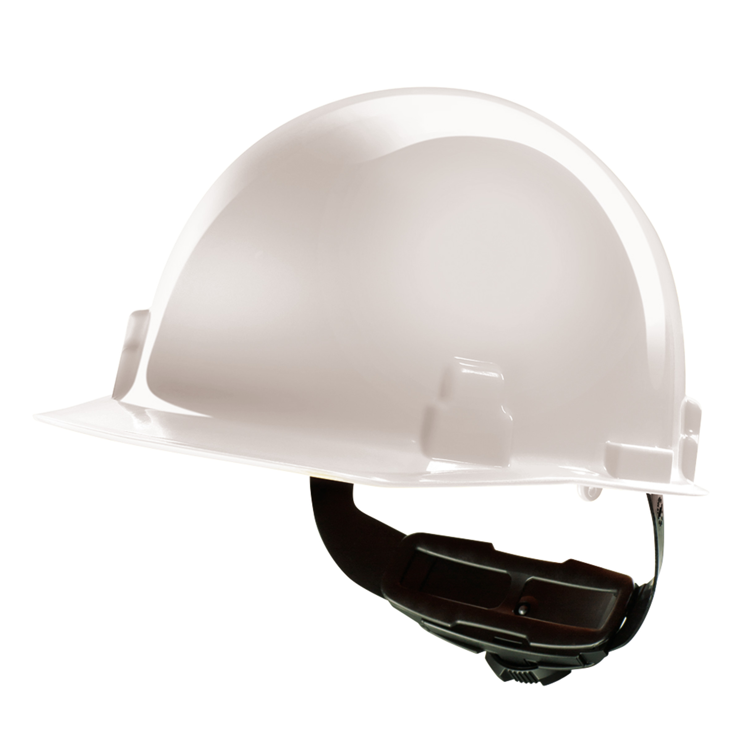 MSA Safety ThermalGard White Safety Helmet with Chin Strap, Adjustable