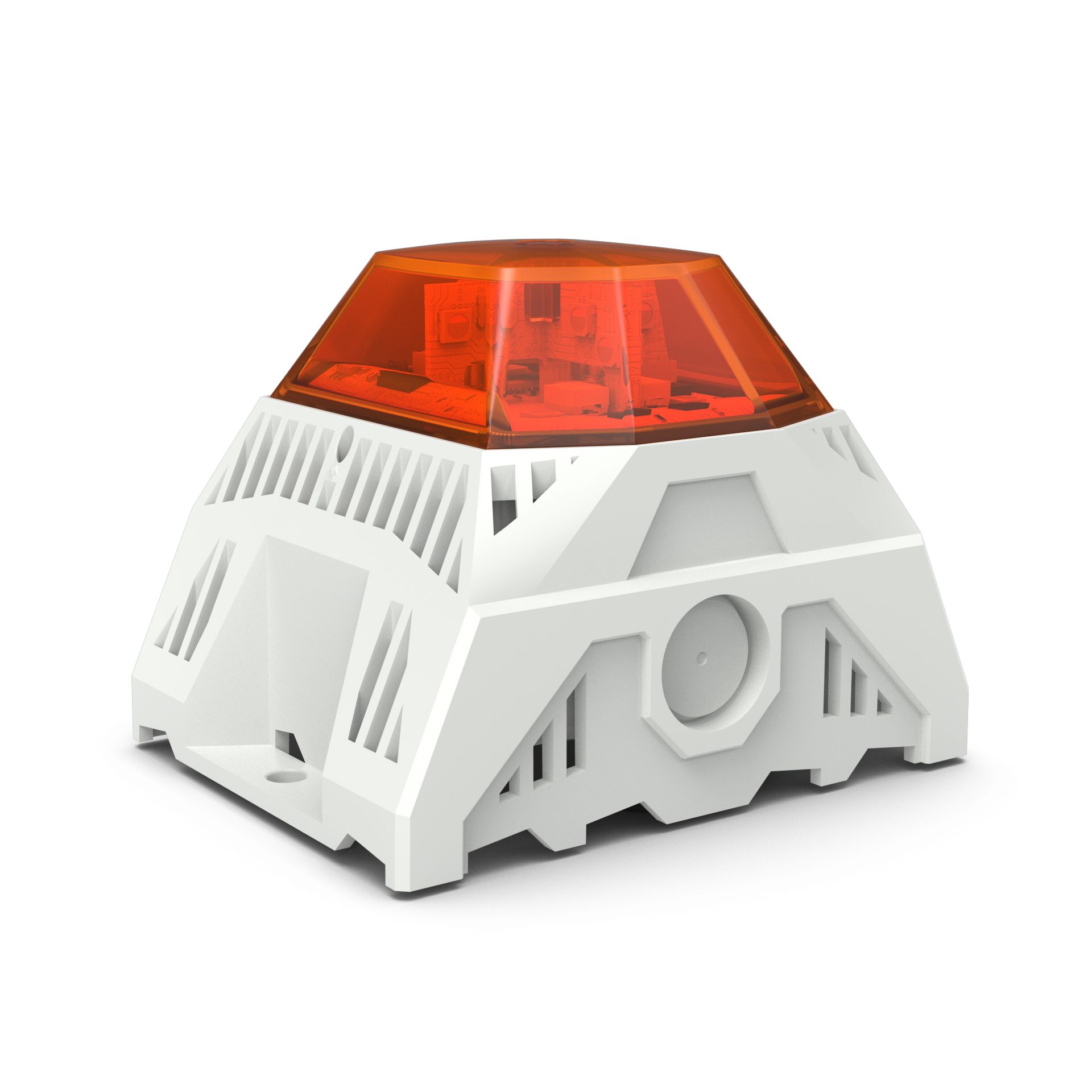 Pfannenberg 23383635055 Series Red Sounder Beacon, 24 V dc, Side Mounted, 105dB at 1 Metre