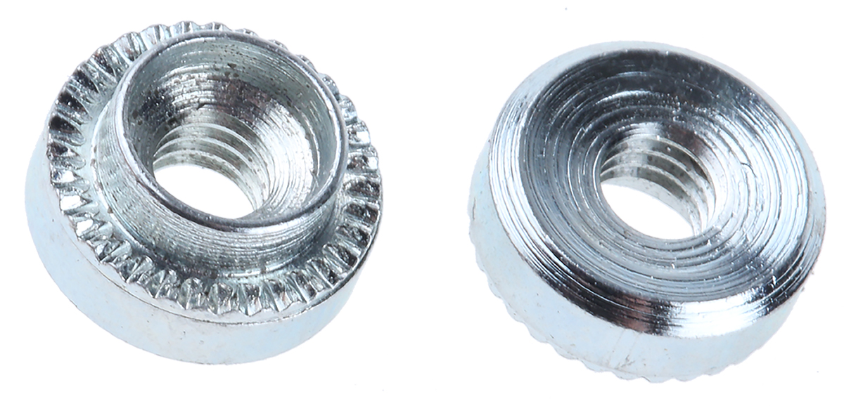 Hank Zinc plated & clear Passivated Steel Rivet Bush, M4