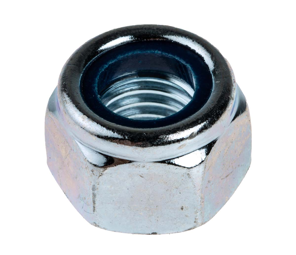 RS PRO, Bright Zinc Plated Steel Lock Nut, DIN 982, M12