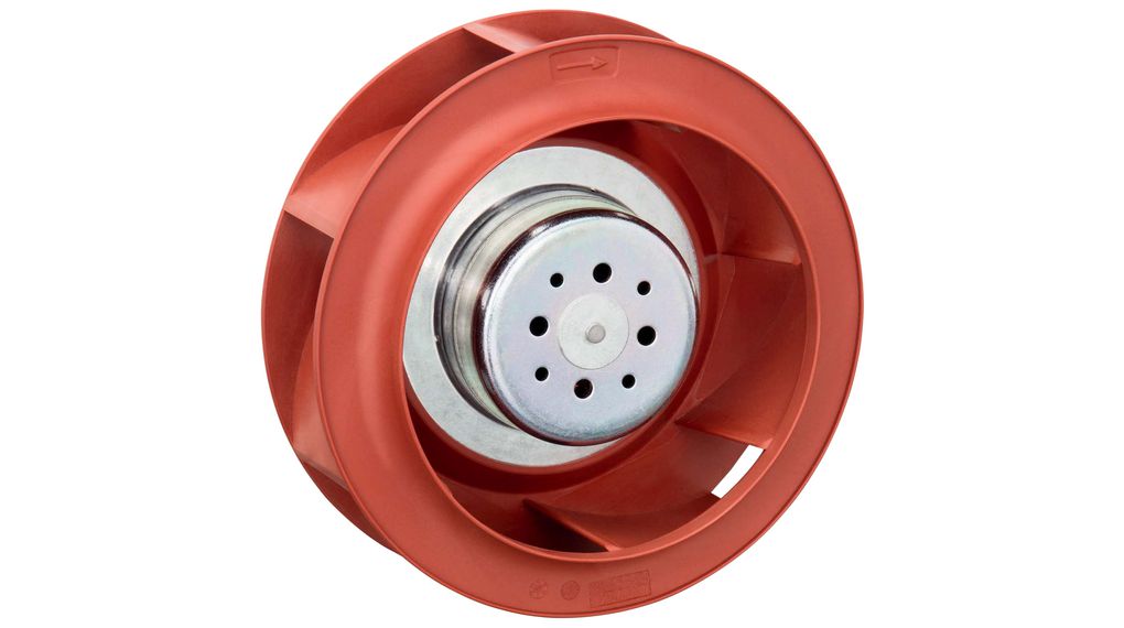 ebm-papst REF175 Series Blower, 24 V dc, 880m³/h, dc Operation, 175 x 175 x 69mm