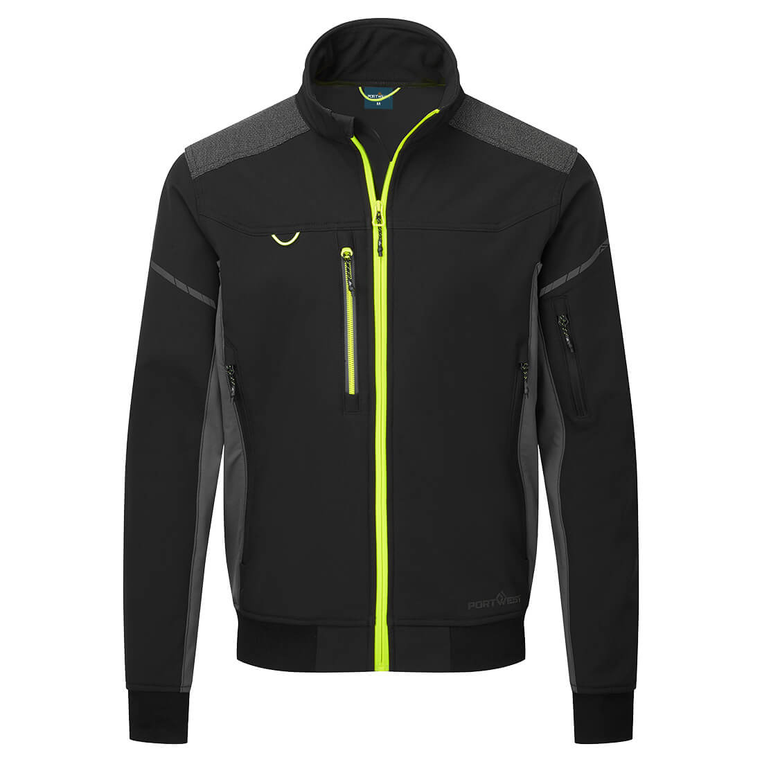 Portwest EV464 Black, Breathable, Waterproof, Windproof Jacket, L